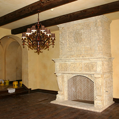Drywall Fireplace